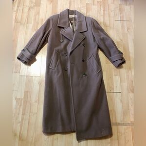 Mackintosh wool full length coat size 8